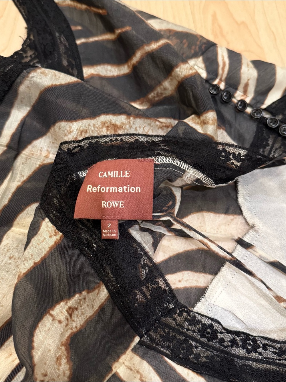 Reformation x Camille Rowe Felix Top - Picture 3 of 3